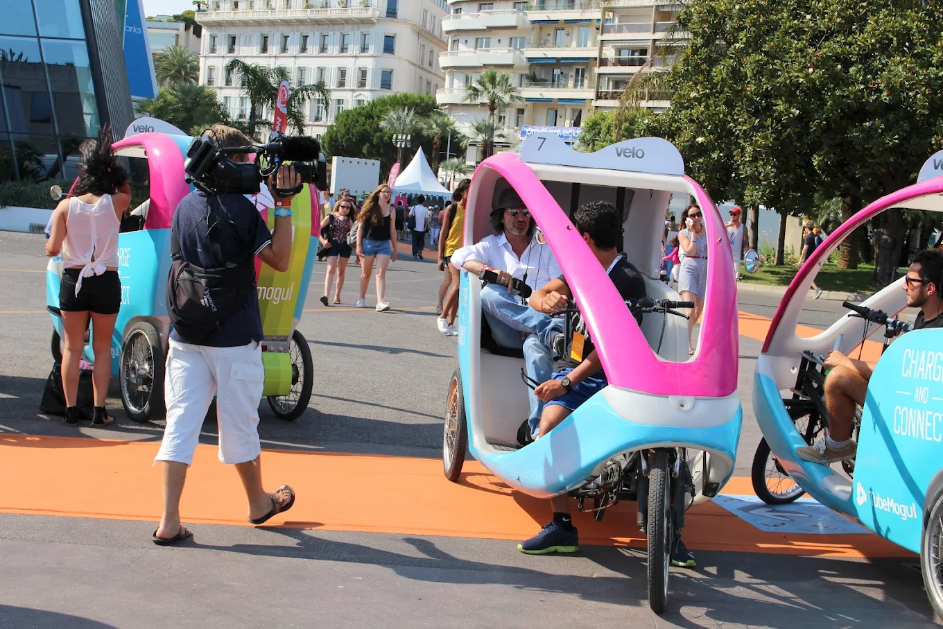 transport Cannes Lions 2026 vélotaxi Palais des Festivals